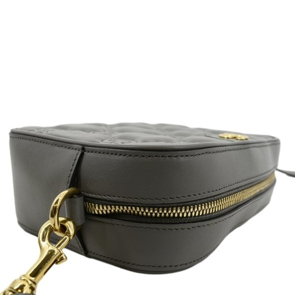 GUCCI  GG Matelasse Small Leather Crossbody Bag Dusty Grey - Picture 7 of 15